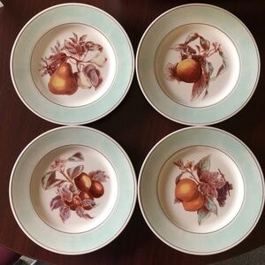 Ralph Lauren set of 4 discontinued Fruit Blossom salad or dessert plates vintage